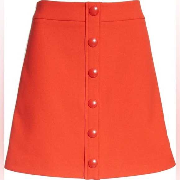 New! Veronica Beard Racer Stripe Mini Red Skirt ❤️ size 2 - Picture 5 of 9